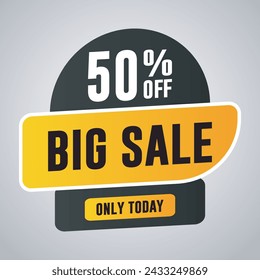 big sale , maga sale concept vector illustration with lines and 3d style, landing page, template, ui, web, mobile app, poster, banner, flyer, background, gift card, coupon, label, wallpaper