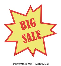 Big sale marker icon vector illustration design