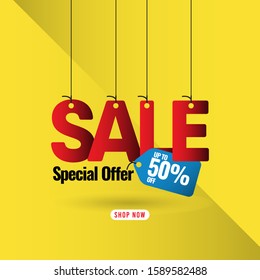 Big sale modern design template.