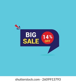 Big Sale Ninety Seven Percent 14% Off Banner