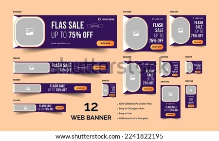 Big sale offer banner design for social media post, minimal design templates