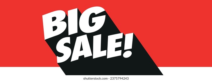 Big sale on color background