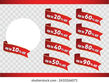 BIG SALE on Red ribbon