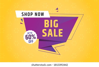 BIG SALE PATTERN BAGROUND, TEMPLATE, VECTOR, ILLUSTRATION