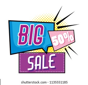 Big sale pop art style poster