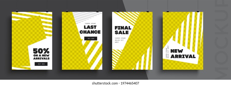 Big sale poster template. Easy to adapt to brochure, annual report, magazine, poster, card, corporate presentation, portfolio, flyer, banner, website, app