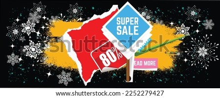 big sale price tag vector illustration