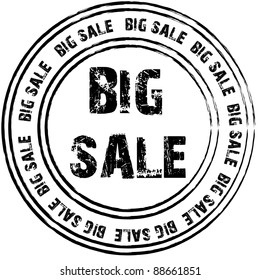 Big sale rubber stamp.