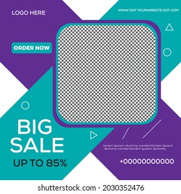 Big Sale Social Media Post Design 