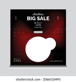 Big sale social media post template