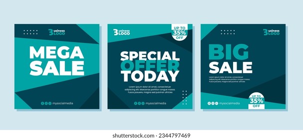 Big sale social media posts template