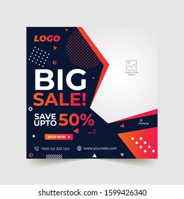 Big Sale Social Media Web Ad Banners