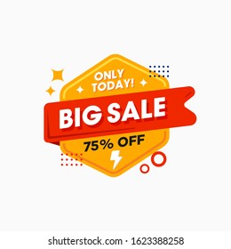 big sale special offer, Sale banner template design