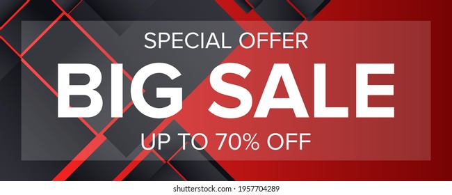 Big sale special offer banner