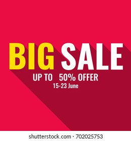 Big sale and special offer design