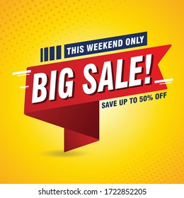 big sale special offer end season special offer banner abstract promotion graphic element 