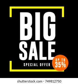 Big sale special offer label template