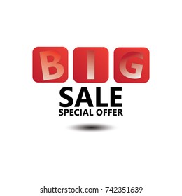 Big Sale Special Offer Logo Vector Template Design