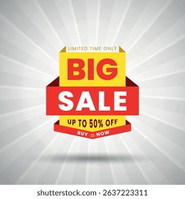 Big Sale and Special Offer Promotional Banner	
