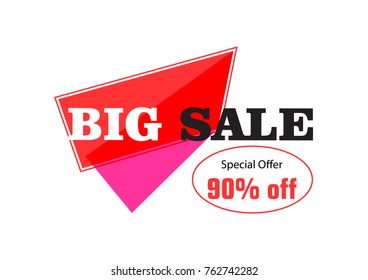 big sale special offer vector