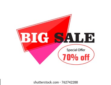 big sale special offer vector