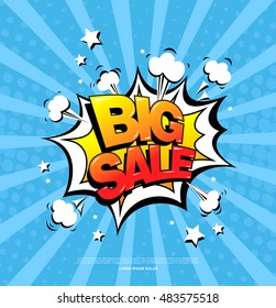 Big sale speech bubble design