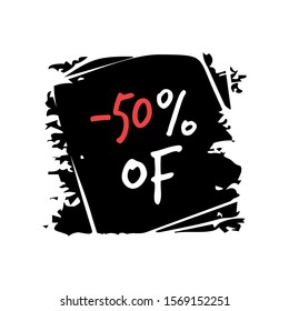 big sale sticker black friday special offer sale promo marketing holiday shopping concept advertising campaign in retail vector illustration