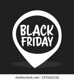 big sale sticker black friday special offer sale promo marketing holiday shopping concept advertising campaign in retail vector illustration