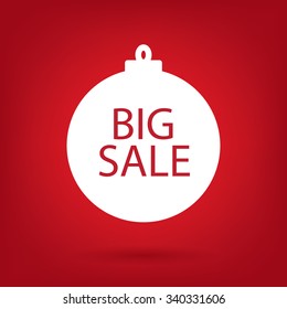 big sale sticker tag