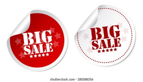 Big sale stickers