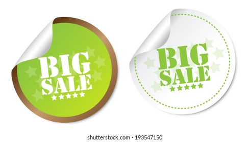 Big sale stickers