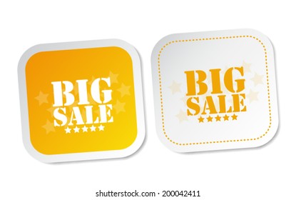 Big sale stickers