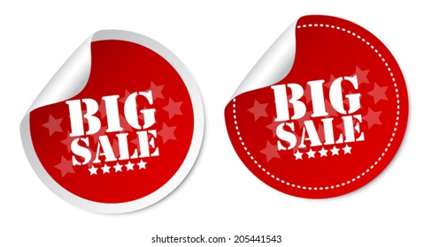 Big sale stickers