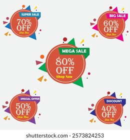 "Big Sale Stickers That Stand Out!" Make your discounts pop with eye-catching sale-off stickers. 