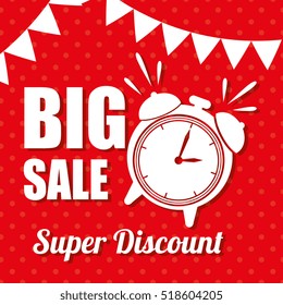 big sale super discount clock pennat polka dot