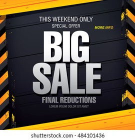 Big sale template banner