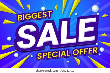 big sale template banner Vector background for banner, poster, flyer