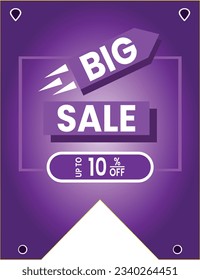 Big sale up to ten percent off