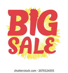 Big sale vector abstract coloured tag design