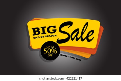 Anuncio de vectores de venta masiva
