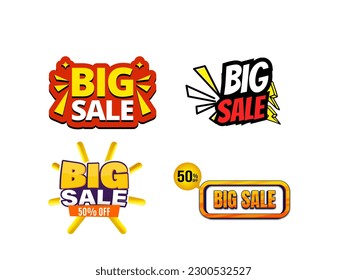 Big Sale' vector design
Revamp your marketing materials with our eye-catching 'Big Sale' vector design