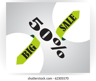 Big sale, vector illustration