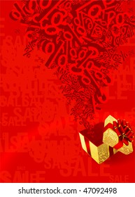 The big sale vector poster.