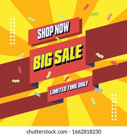 Big Sale Vector Promotion for your social media and online shop