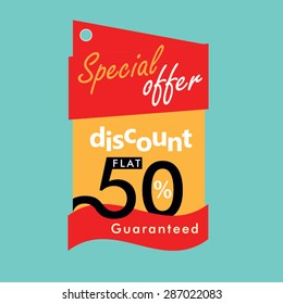Big Sale vector sticker, label