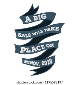 Big Sale will take place on 23 nov. 2018 logo