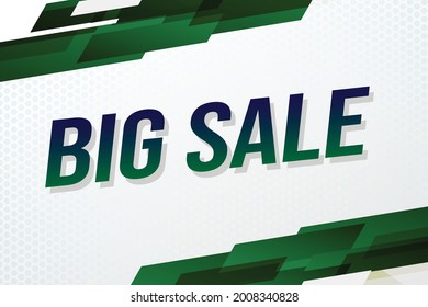 Big sale word concept vector illustration with lines 3d style for social media landing page, template, ui, web, mobile app, poster, banner, flyer, background, gift card, coupon, label, wallpaper