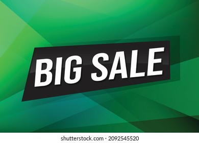 big sale word concept vector illustration with modern futuristic  3d style for landing page template ui web mobile app poster banner flyer background gift card coupon label wallpaper