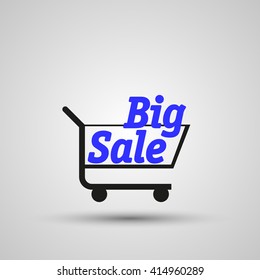 Big Sales Calligraphic Designs. Poster Sale.Typography. Vector illustration.