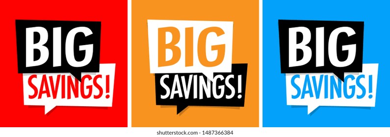 Big Savings On Speech Bubble